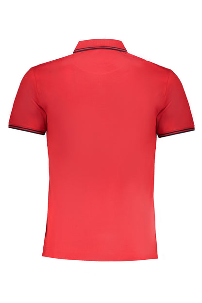 HARMONT &amp; BLAINE ROTES KURZÄRMELIGES POLOSHIRT FÜR HERREN
