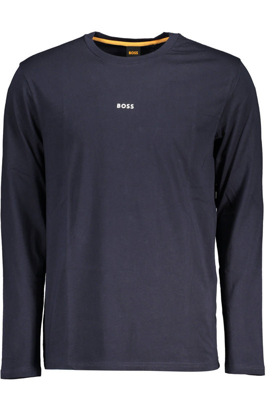 HUGO BOSS LANGÄRMELIGES HERREN-T-SHIRT BLAU