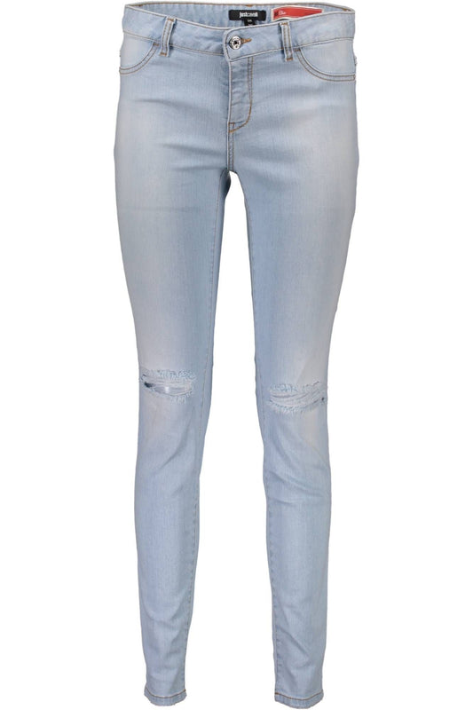 JUST CAVALLI JEANS DENIM DAMEN HELLBLAU