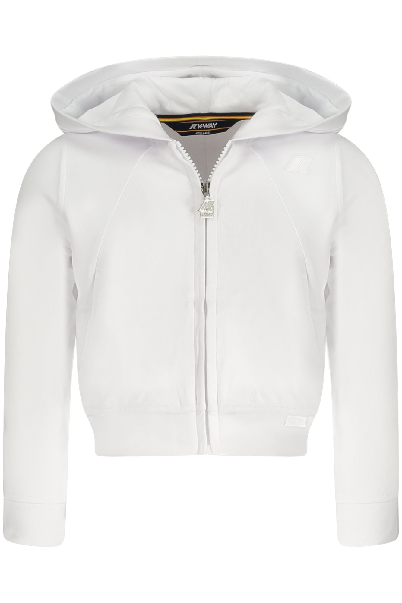 K-WAY SWEATSHIRT MIT ZIP FÜR MÄDCHEN WEISS