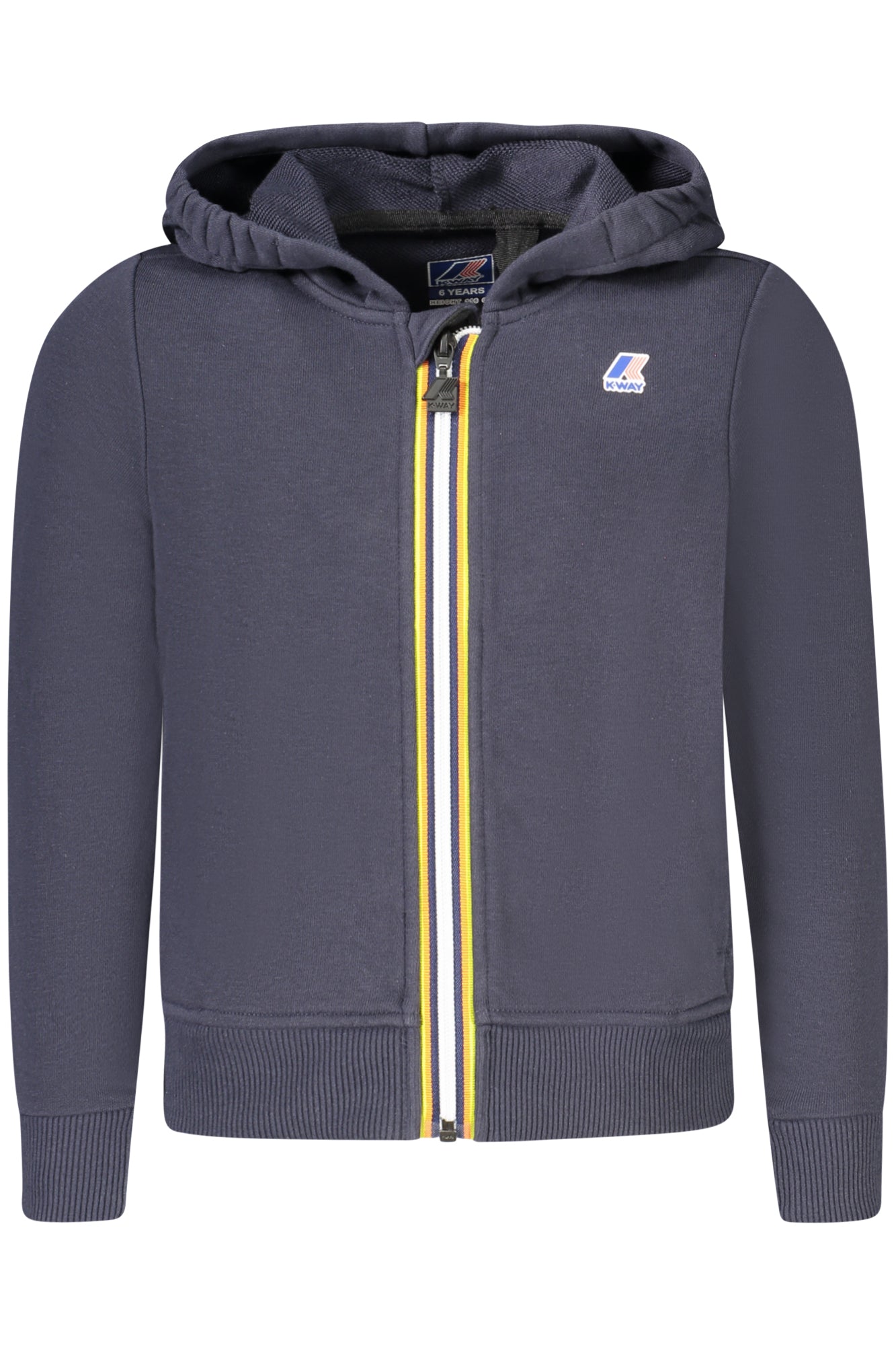 K-WAY SWEATSHIRT MIT REISSVERSCHLUSS KIND BLAU