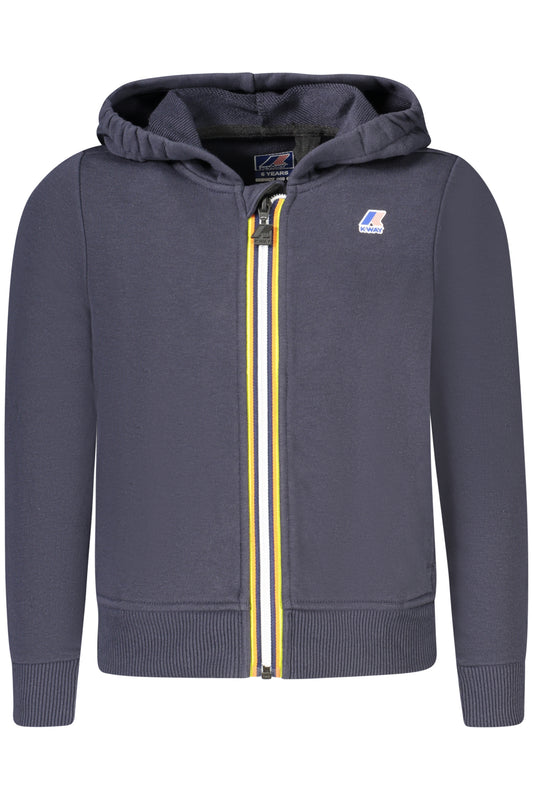 K-WAY SWEATSHIRT MIT REISSVERSCHLUSS KIND BLAU