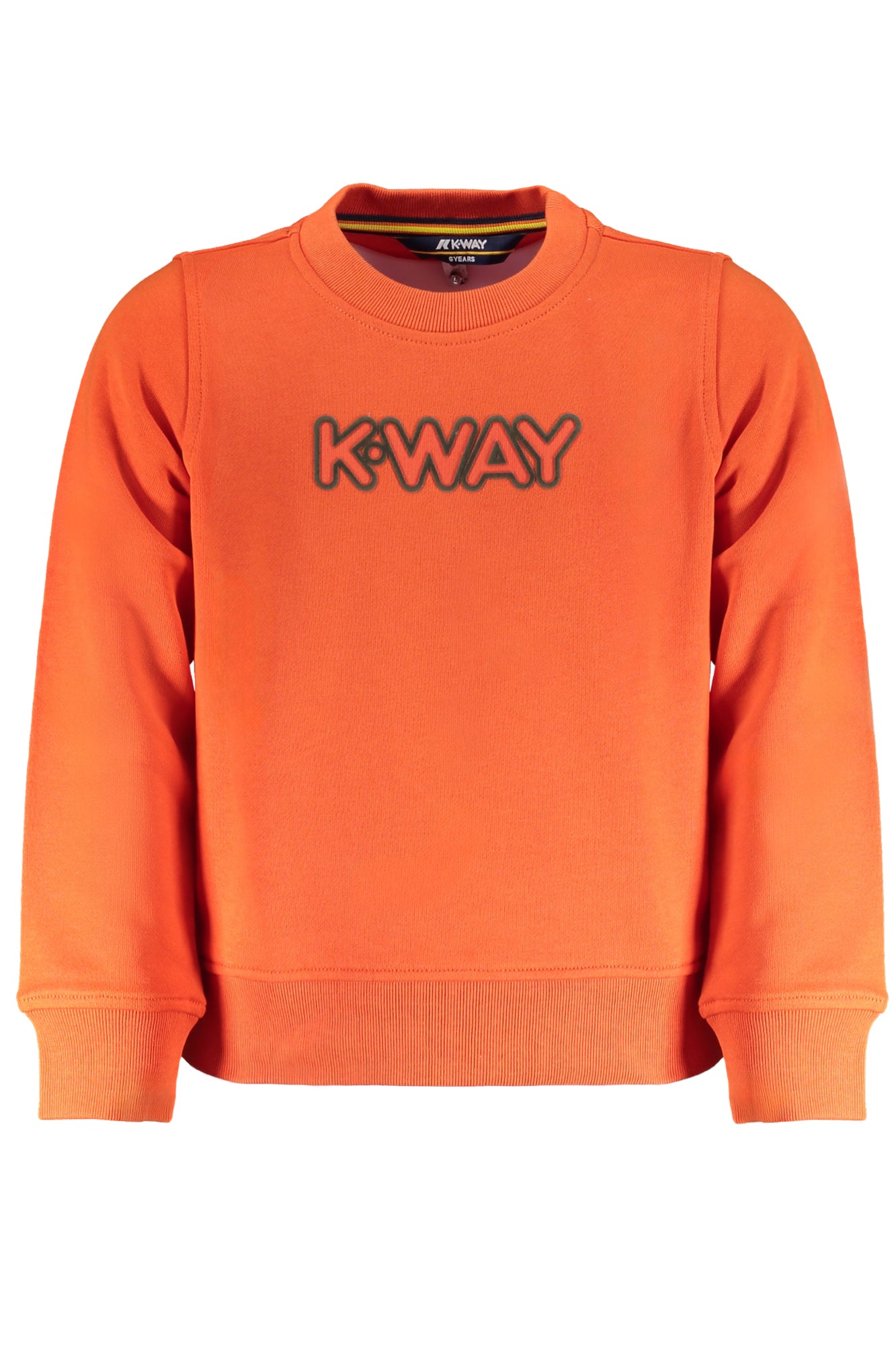 K-WAY ORANGES SWEATSHIRT MIT REISSVERSCHLUSS FÜR KINDER
