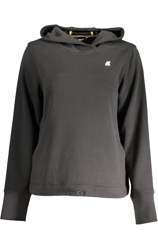 K-WAY DAMEN-SWEATSHIRT MIT REISSVERSCHLUSS SCHWARZ