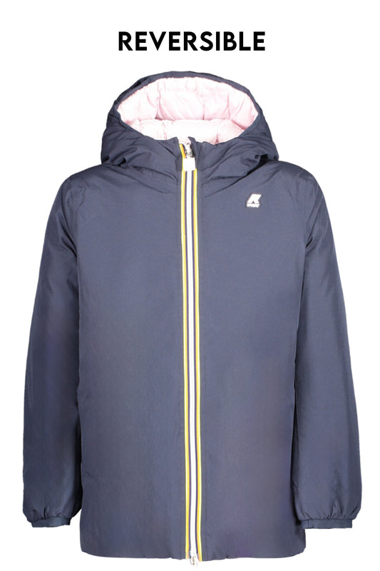 K-WAY BLAUE JACKE FÜR MÄDCHEN