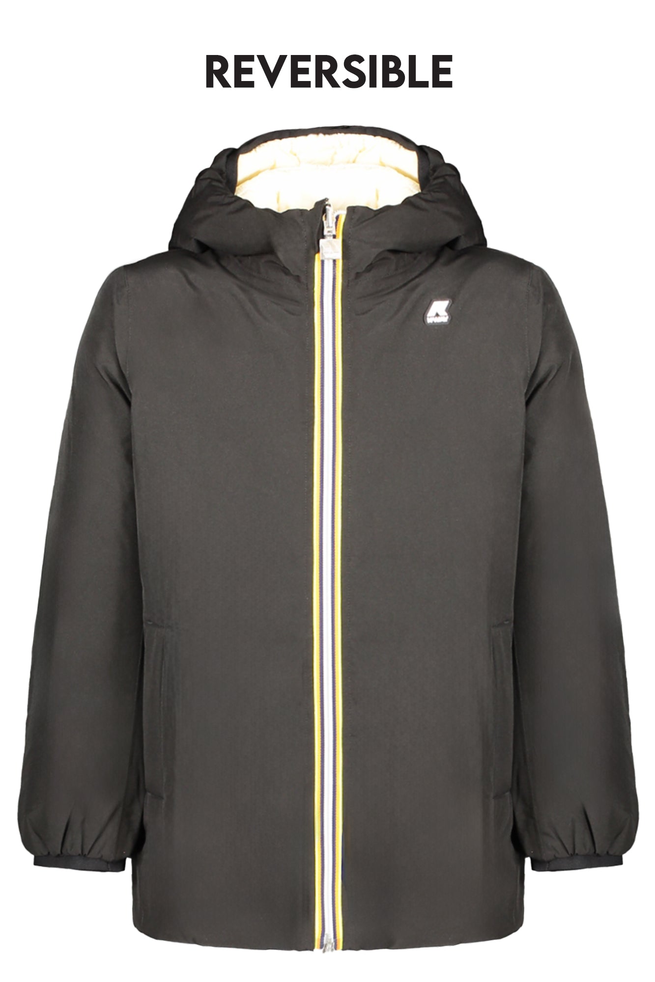 K-WAY SCHWARZE MÄDCHENJACKE