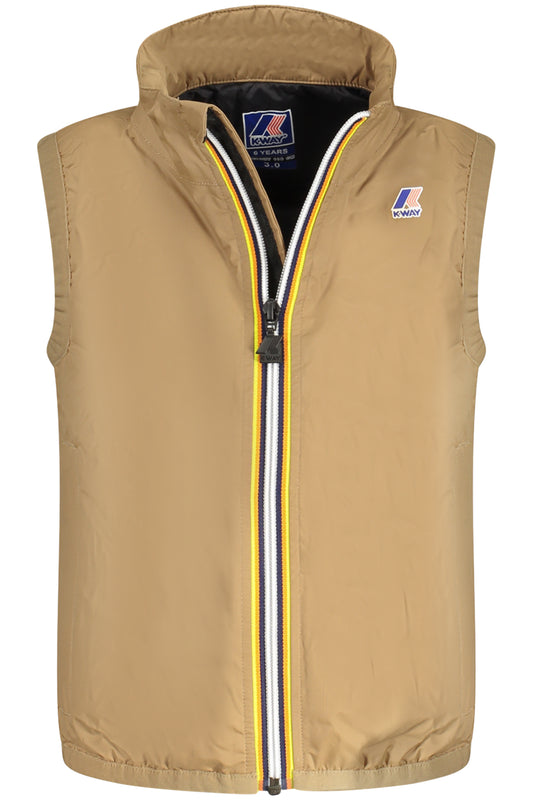 K-WAY ÄRMELLOSES KINDERSHIRT BRAUN