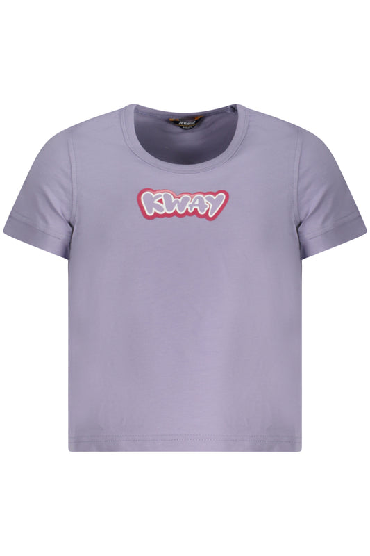 K-WAY T-SHIRT KURZE ÄRMEL MÄDCHEN LILA