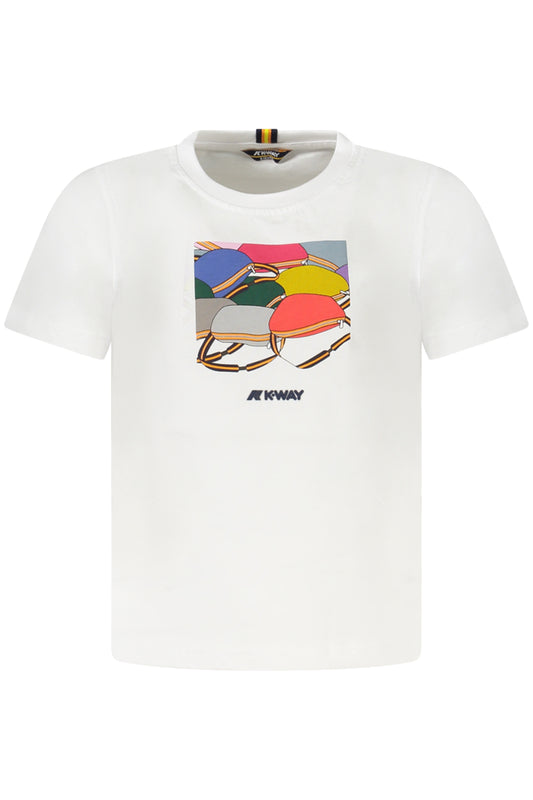 K-WAY KURZARM T-SHIRT KINDER WEISS