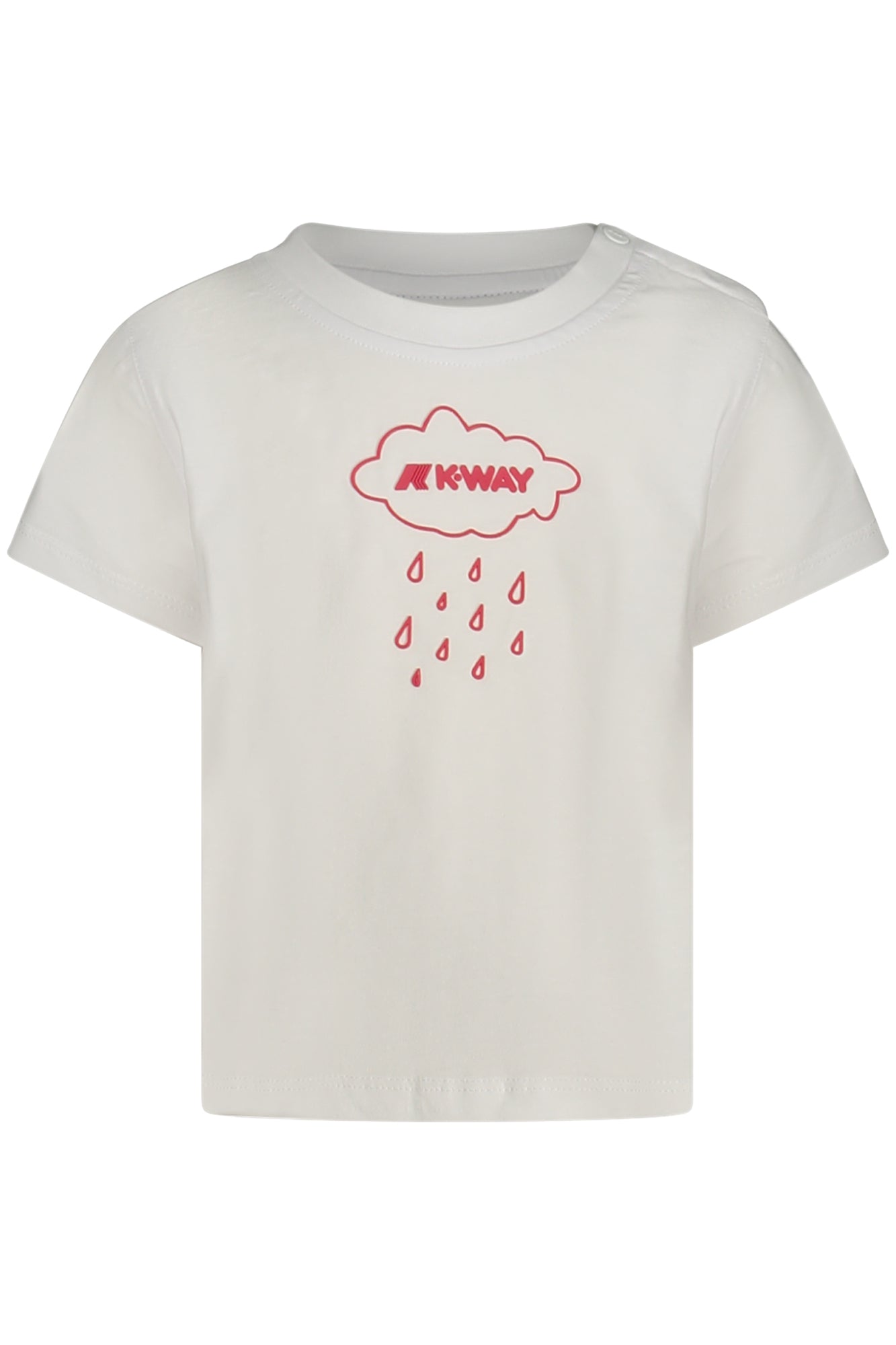 K-WAY KURZARM T-SHIRT KINDER WEISS