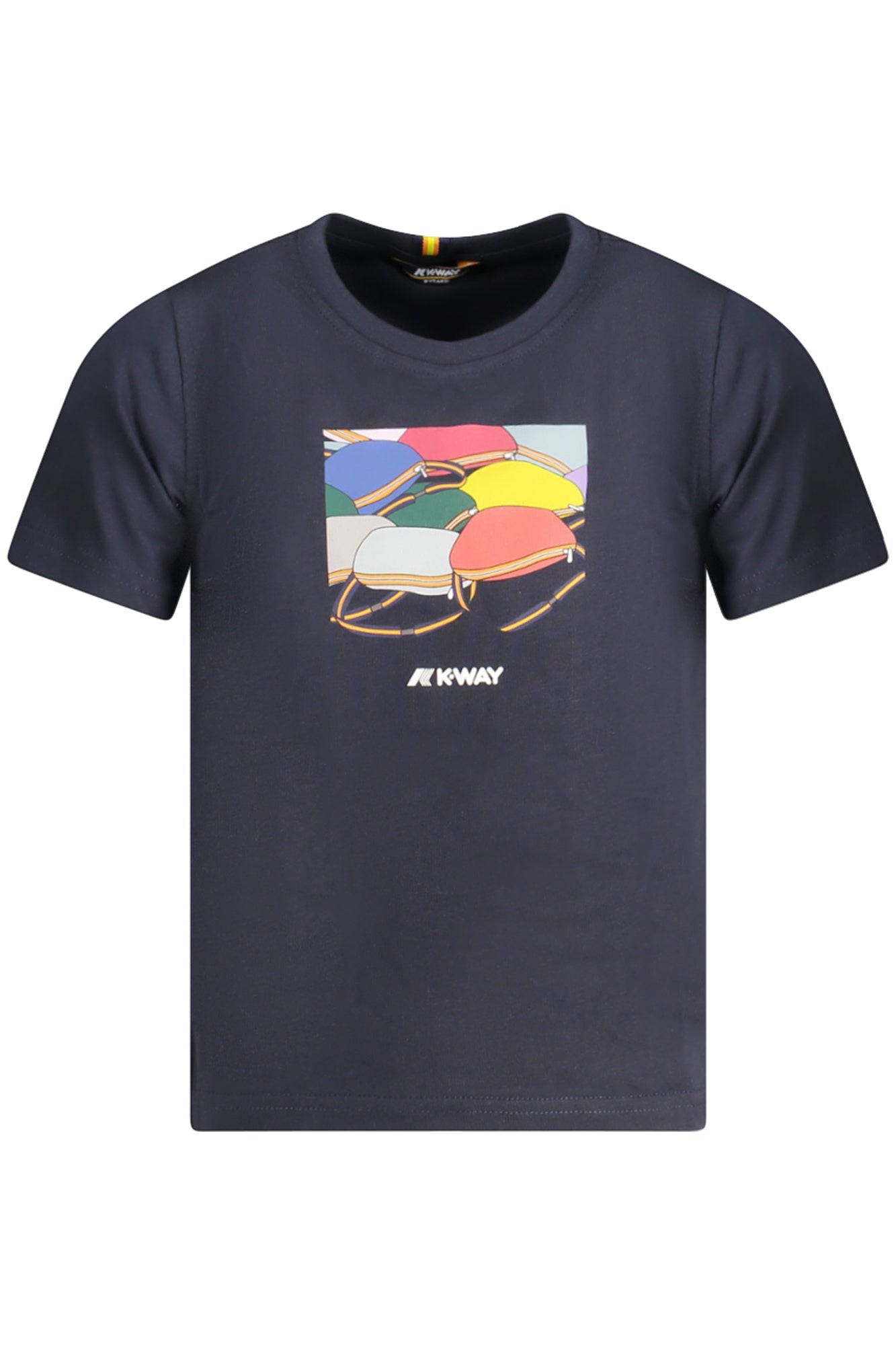 K-WAY KURZARM-T-SHIRT KINDER BLAU