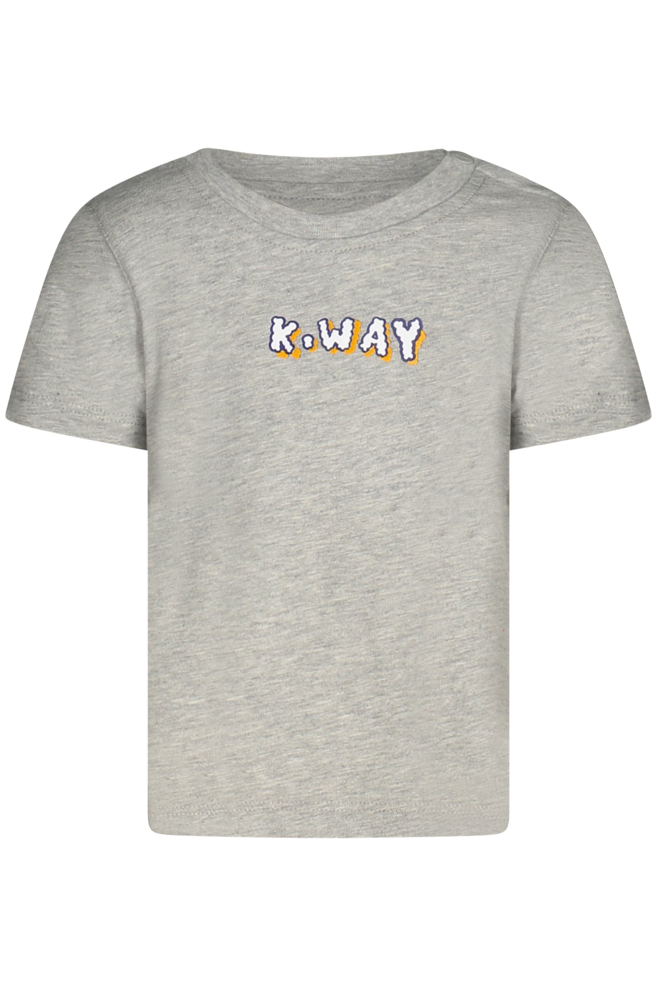 K-WAY KURZARM-T-SHIRT KINDER GRAU