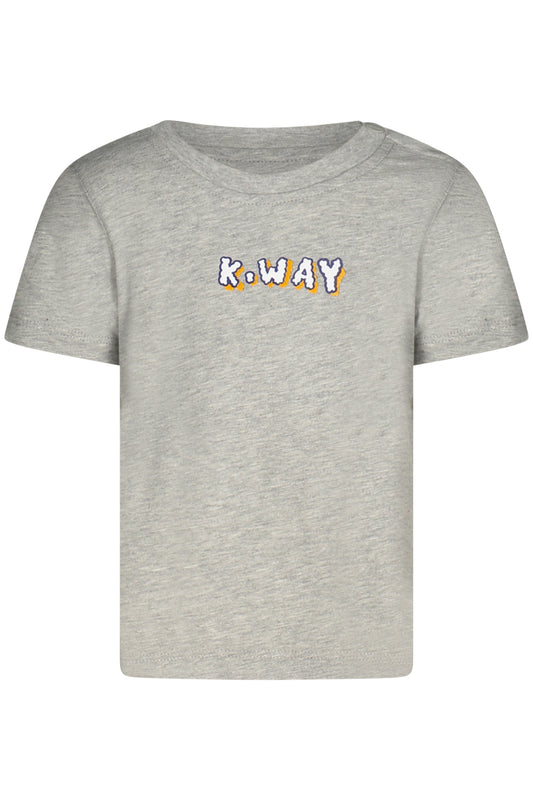 K-WAY KURZARM-T-SHIRT KINDER GRAU