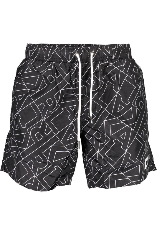 KARL LAGERFELD BEACHWEAR BADEANZUG SCHWARZ HERRENUNTERTEIL