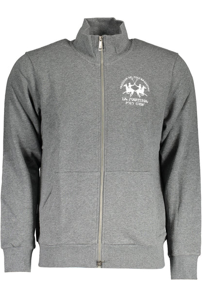 GRAUES SWEATSHIRT MIT REISSVERSCHLUSS FÜR HERREN LA MARTINA