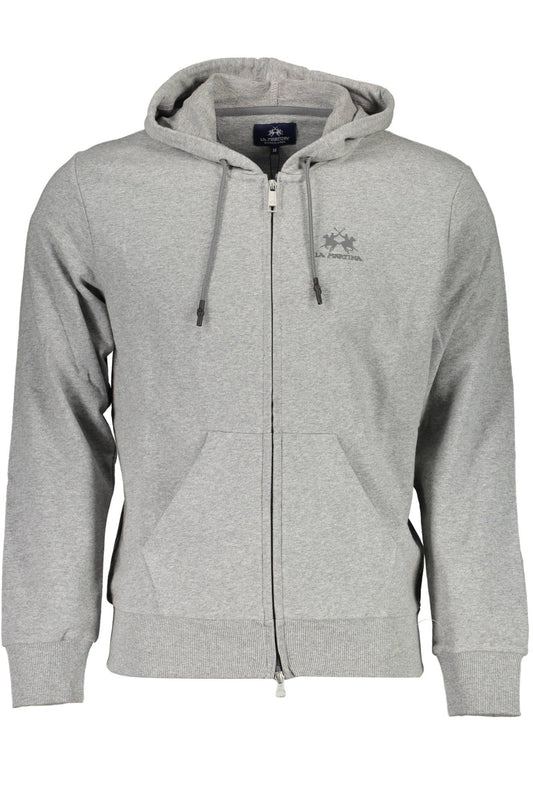 LA MARTINA HERREN-SWEATSHIRT MIT GRAUEM ZIP