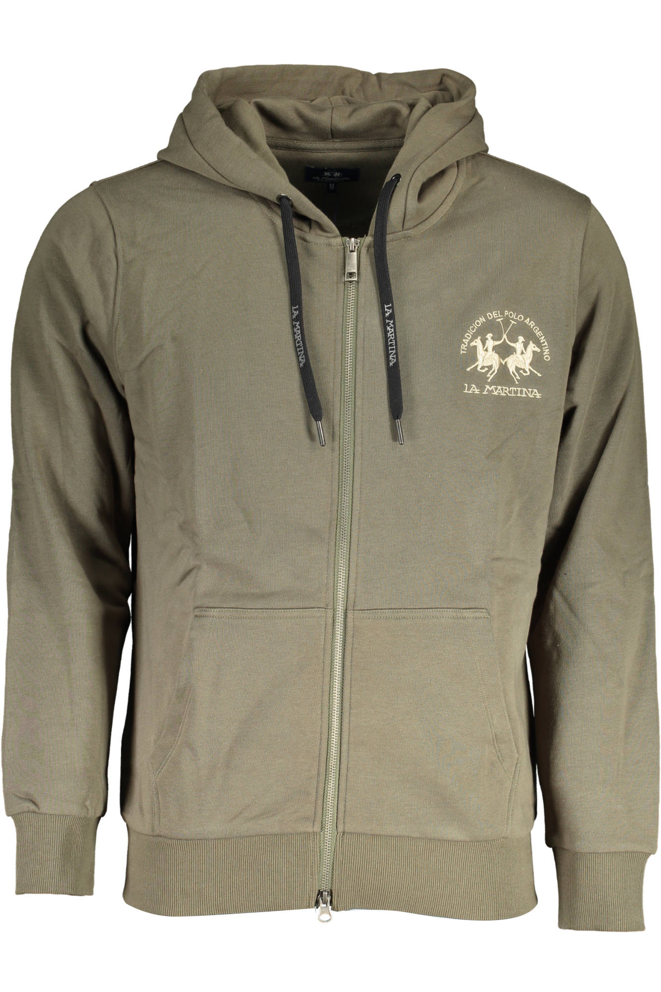 LA MARTINA HERREN-SWEATSHIRT MIT REISSVERSCHLUSS GRÜN