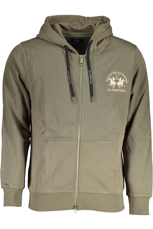 LA MARTINA HERREN-SWEATSHIRT MIT REISSVERSCHLUSS GRÜN