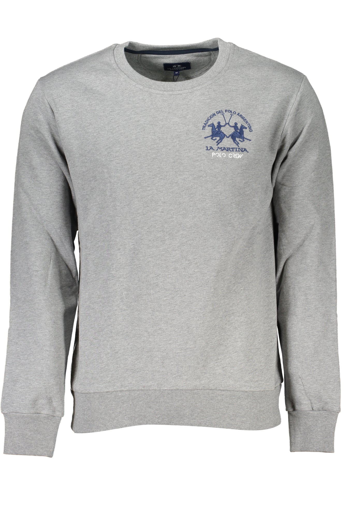 LA MARTINA HERREN-SWEATSHIRT GRAU MIT REISSVERSCHLUSS