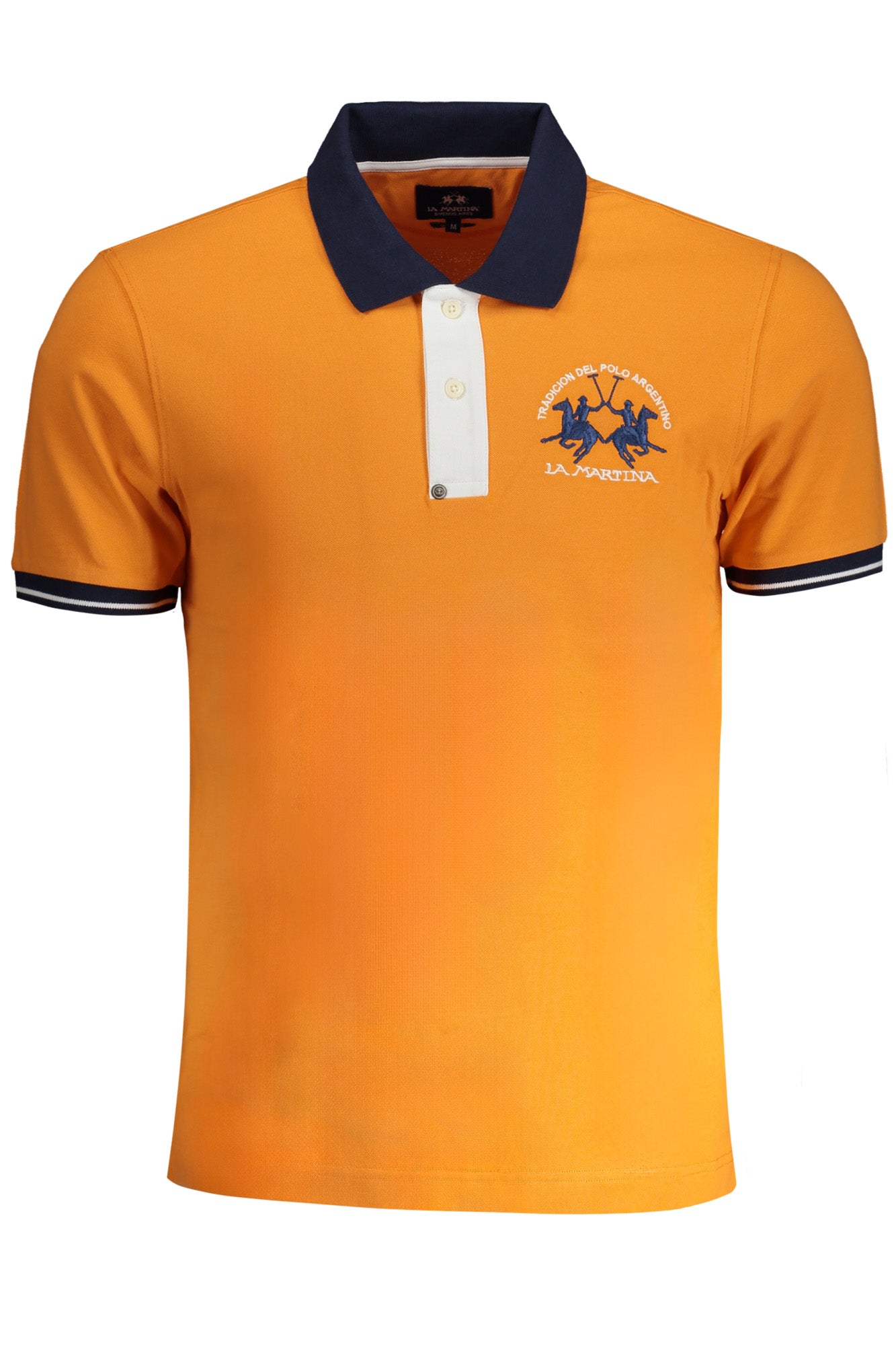 ORANGES KURZÄRMELIGES HERREN-POLOSHIRT VON LA MARTINA