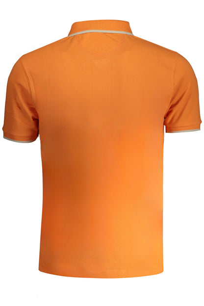 ORANGES KURZÄRMELIGES HERREN-POLOSHIRT VON LA MARTINA