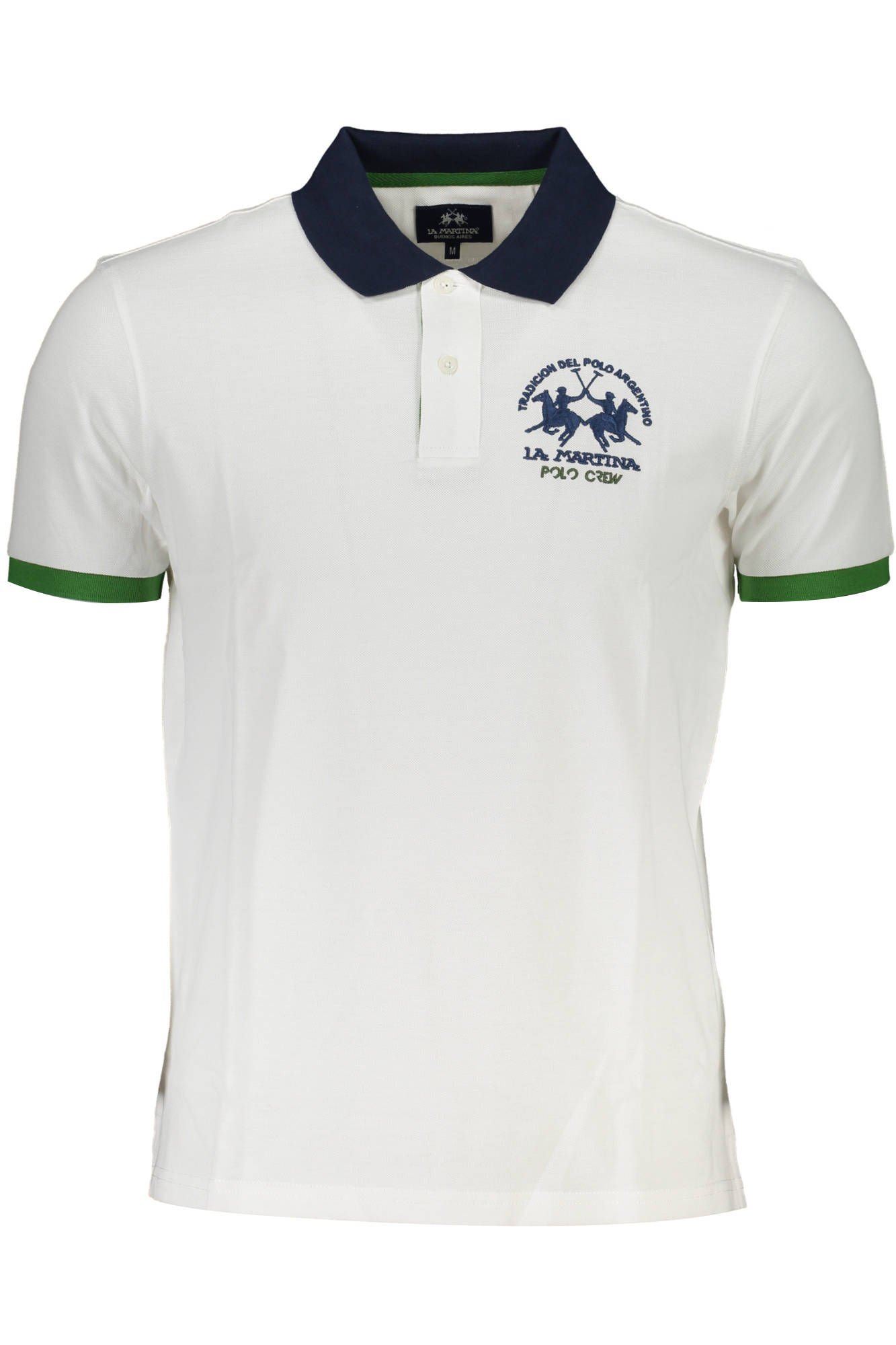 LA MARTINA HERREN KURZARM POLO WEISS