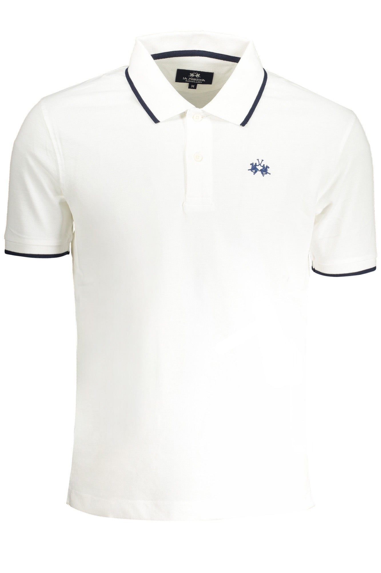 LA MARTINA HERREN KURZARM POLO WEISS