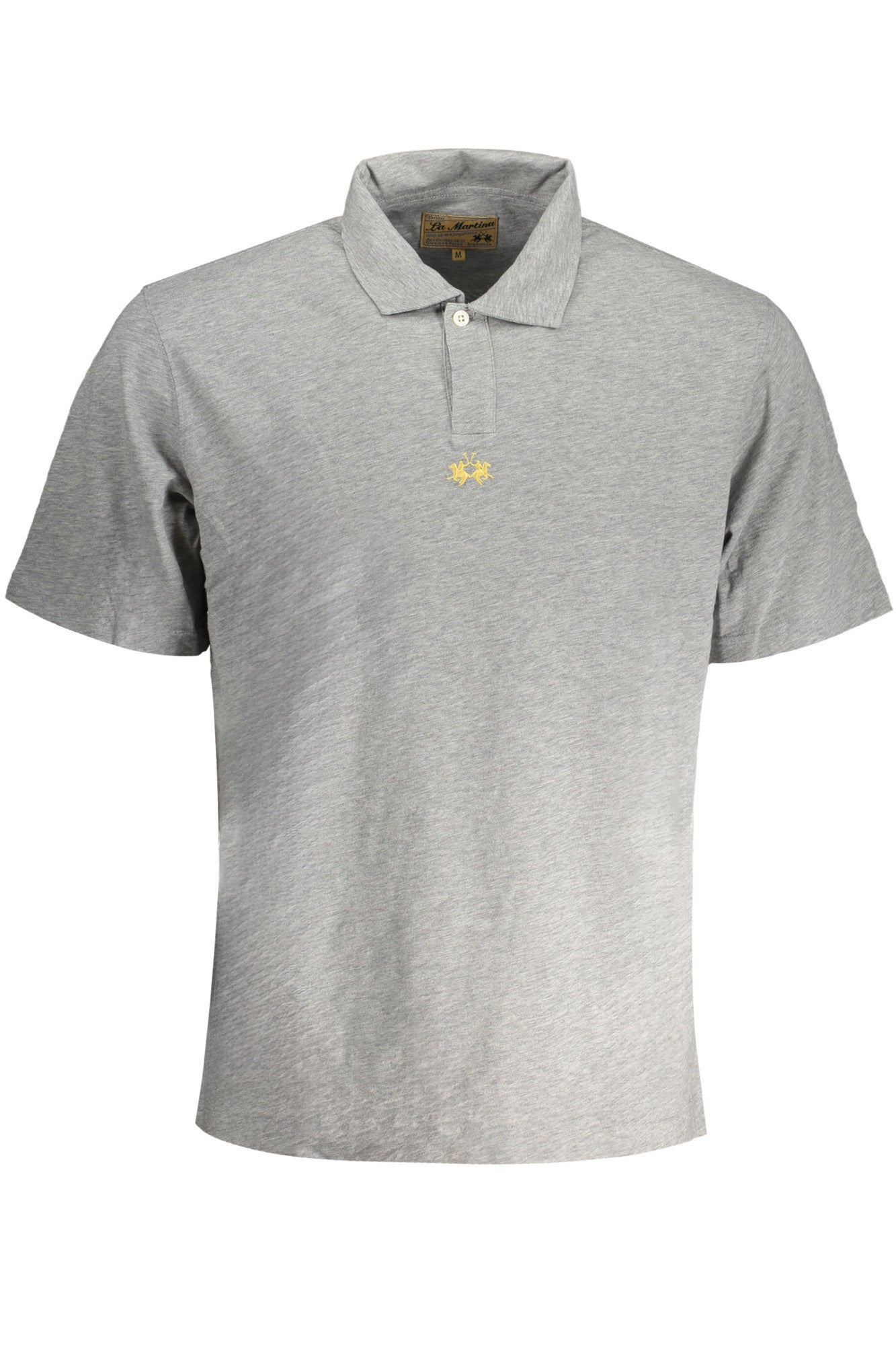 LA MARTINA HERREN-POLOSHIRT MIT KURZEN ÄRMELN, GRAU