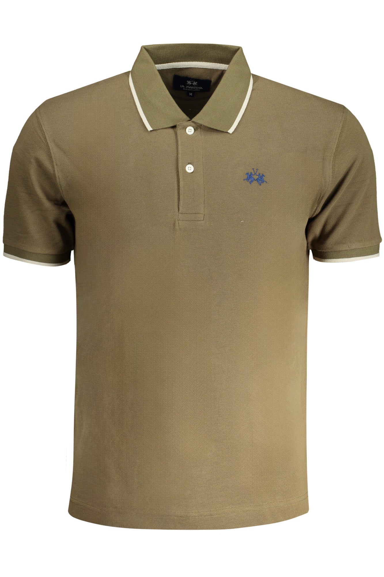 LA MARTINA GRÜNES KURZÄRMELIGES POLOSHIRT FÜR HERREN