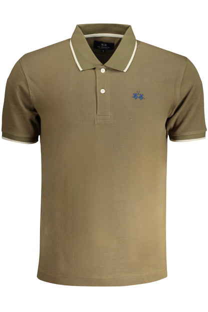 LA MARTINA GRÜNES KURZÄRMELIGES POLOSHIRT FÜR HERREN