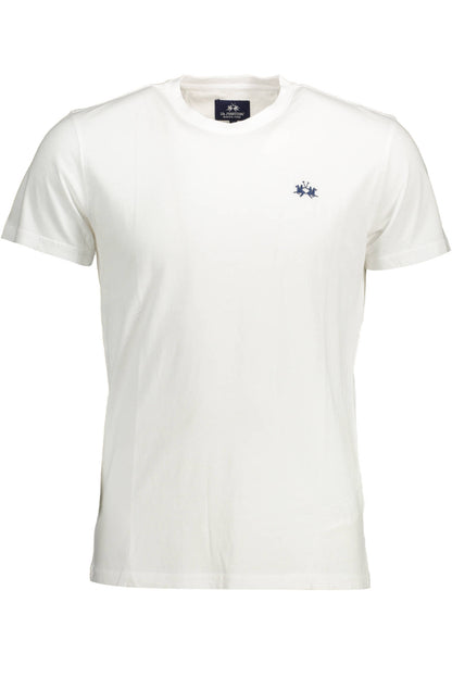 LA MARTINA HERREN-WEISSES KURZARM-T-SHIRT