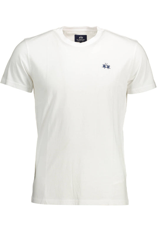 LA MARTINA HERREN-WEISSES KURZARM-T-SHIRT