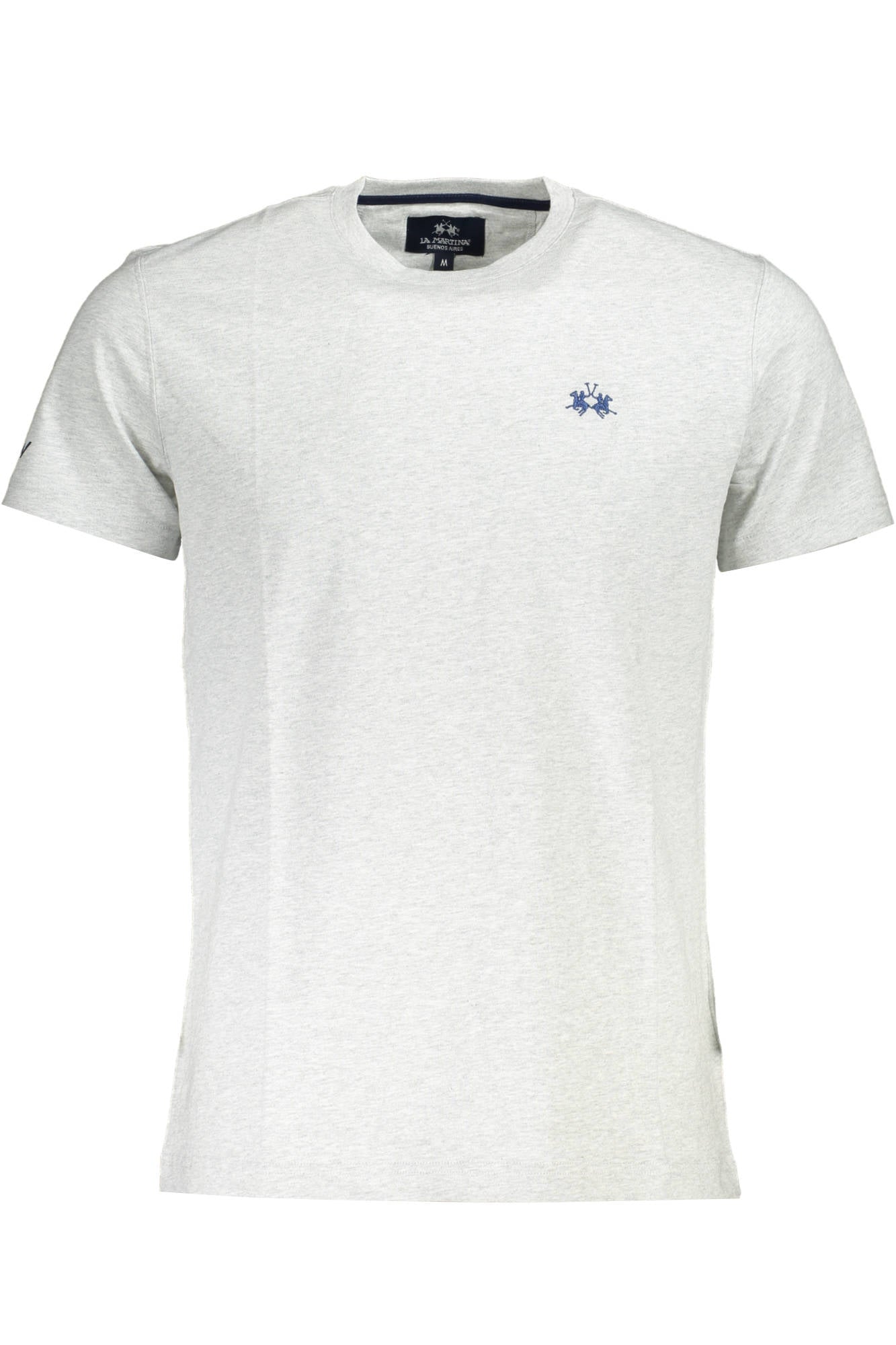 LA MARTINA KURZARM T-SHIRT HERREN GRAU
