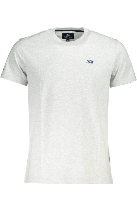 LA MARTINA KURZARM T-SHIRT HERREN GRAU