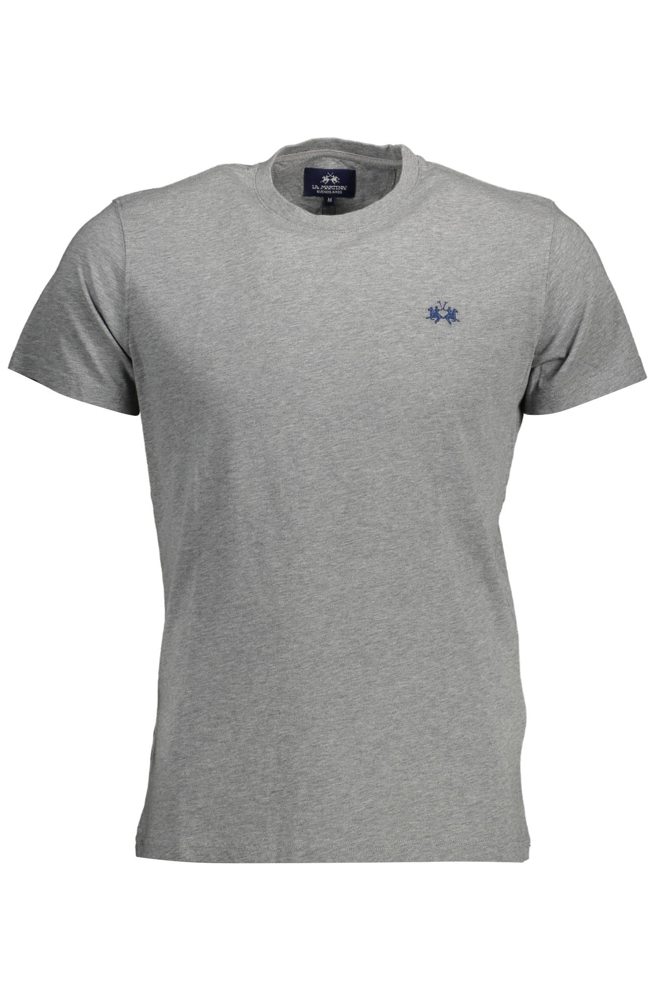 LA MARTINA KURZARM T-SHIRT HERREN GRAU