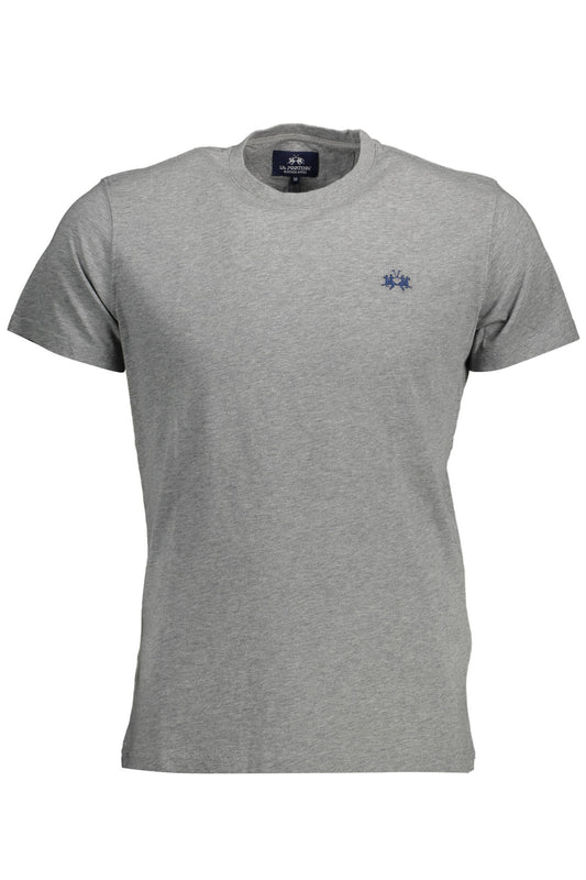 LA MARTINA KURZARM T-SHIRT HERREN GRAU