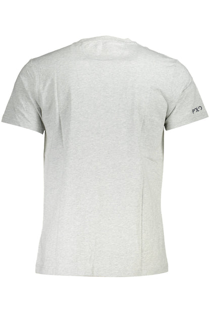 LA MARTINA KURZARM T-SHIRT HERREN GRAU