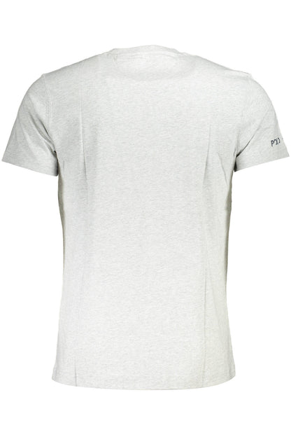 LA MARTINA KURZARM T-SHIRT HERREN GRAU