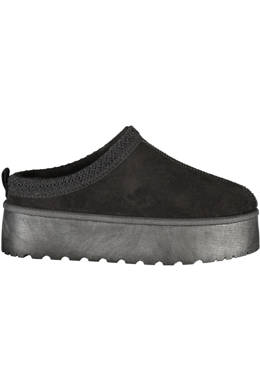 LAURA BIAGIOTTI SCHWARZE WINTER-CLOGS FÜR DAMEN