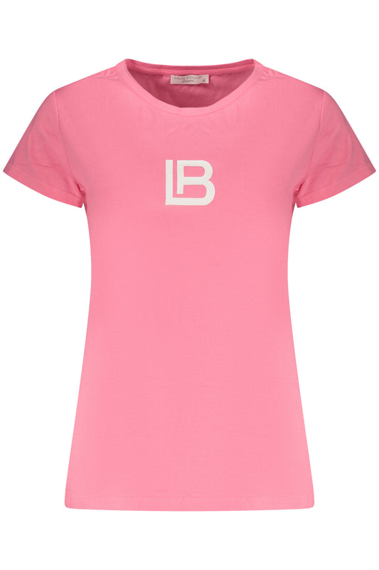 LAURA BIAGIOTTI DAMEN PINK EXTERNAL T-SHIRT
