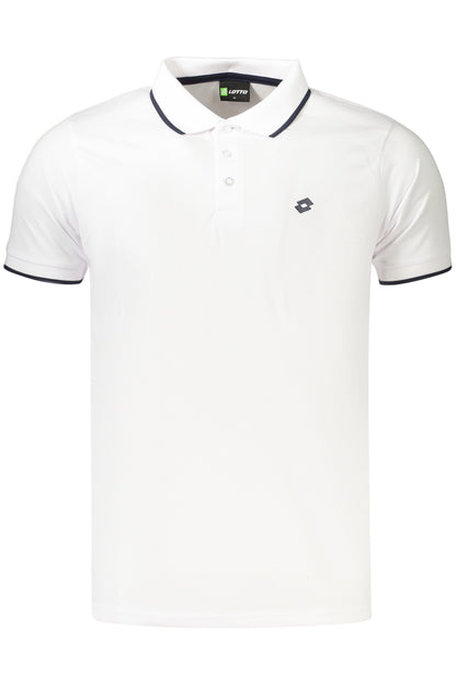 LOTTO Herren-Poloshirt, kurzärmelig, weiß