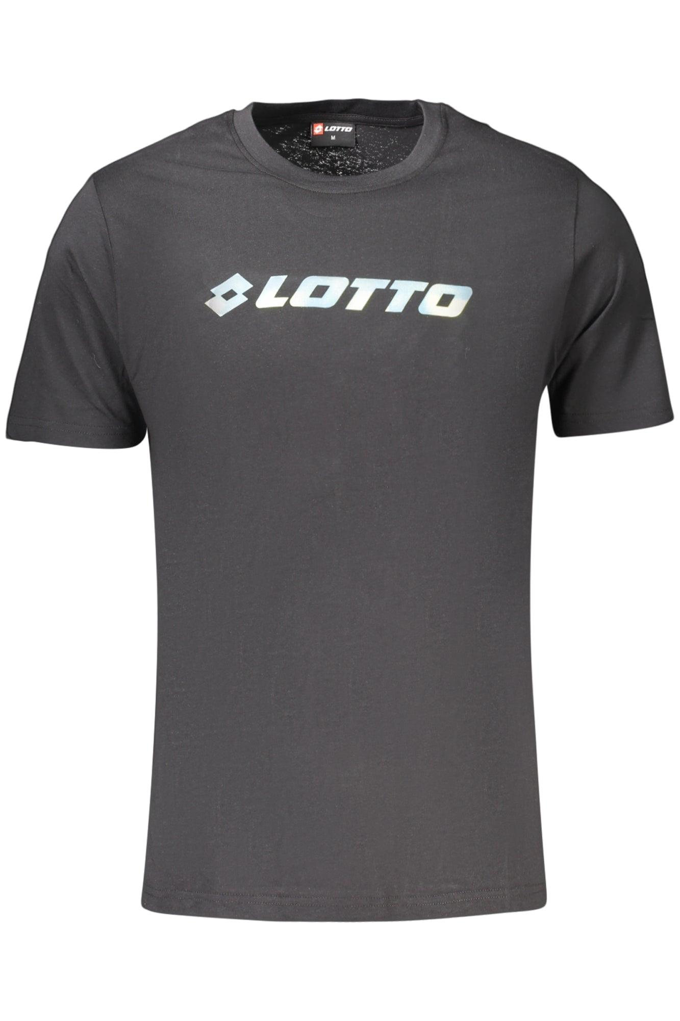 LOTTO Herren Schwarzes Kurzarm-T-Shirt