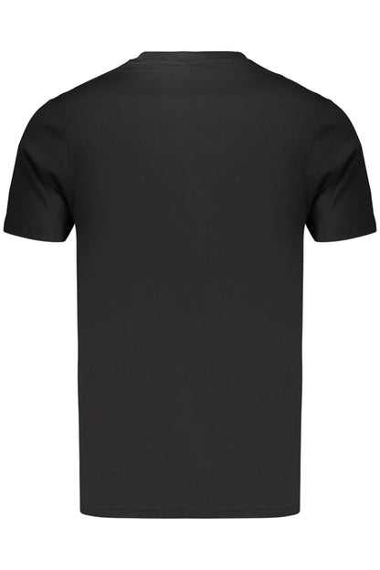 LOTTO Herren Schwarzes Kurzarm-T-Shirt