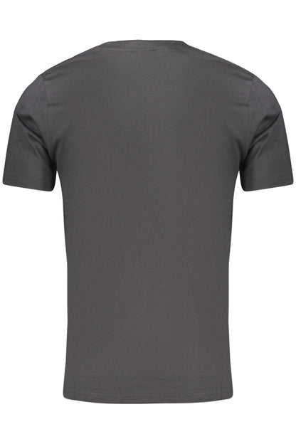 LOTTO Herren Schwarzes Kurzarm-T-Shirt