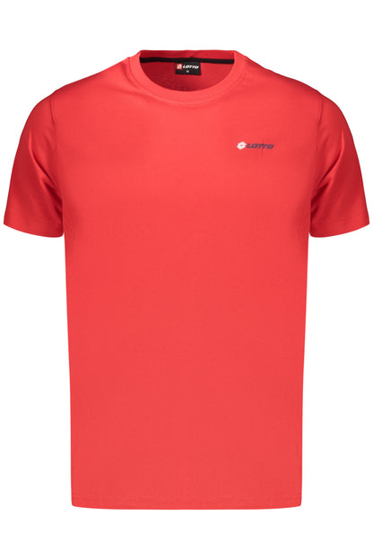 LOTTO Herren-T-Shirt, rot, kurzärmelig