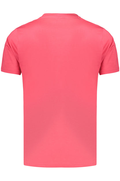LOTTO Herren-T-Shirt, rot, kurzärmelig