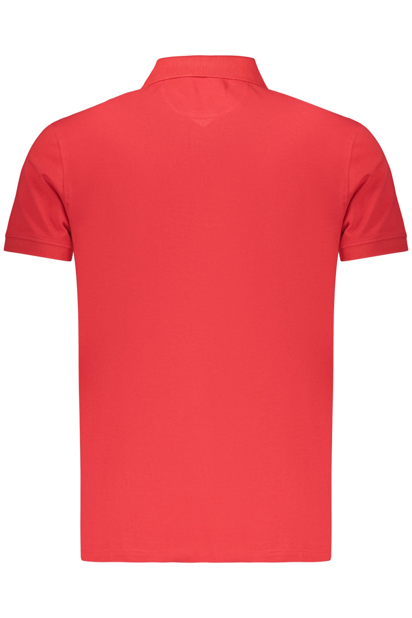 ROTES MARINEBLAUES POLOSHIRT FÜR HERREN MIT KURZEN ÄRMELN