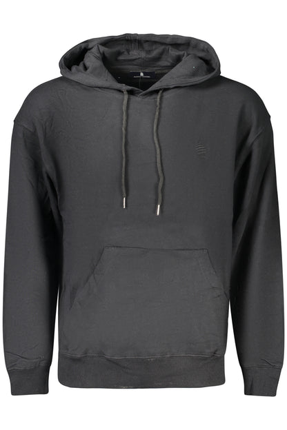 MARINA YACHTING Herren-Sweatshirt mit Reißverschluss, schwarz