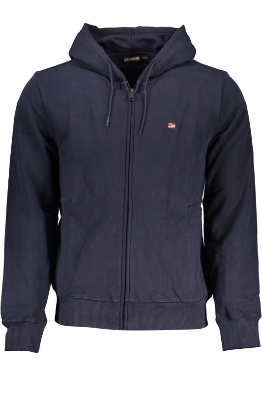 NAPAPIJRI HERREN-SWEATSHIRT MIT BLAUEM ZIP