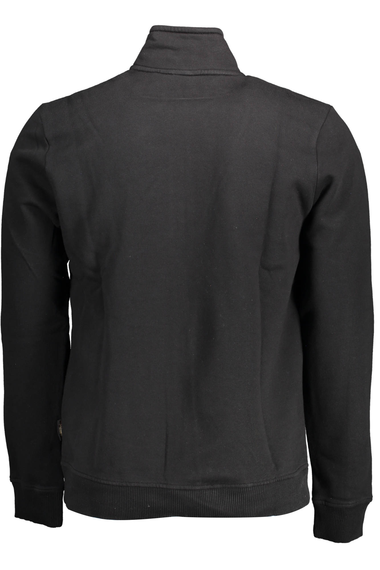 Napapijri Herren-Sweatshirt mit Reißverschluss, Schwarz